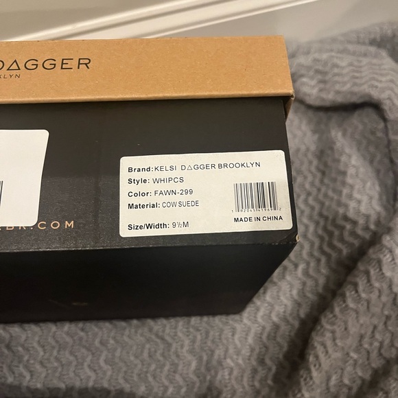 KELSI DAGGER Brooklyn Whip Clog Suede Booties (Fawn) - Picture 11 of 15